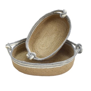 ตะกร้าผลไม้ปอกระเจาตะกร้าใส่ผลไม้หลากสีตะกร้า100% สไตล์จากบังคลาเทศ - Product Image 6