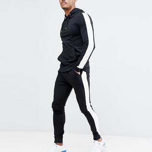 Sudadera con capucha personalizada del fabricante, venta al por mayor, logotipo personalizado, ligero, Unisex, 100% poliéster, chándal, conjunto de chándal para hombre - Product Image 6