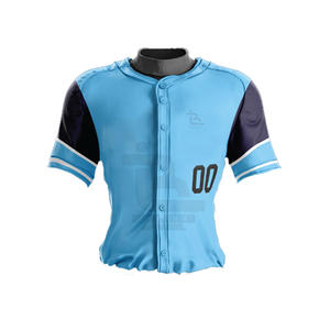 Ropa deportiva Conjuntos de uniformes de béisbol personalizados Ropa de equipo de poliéster 100% transpirable Nueva llegada - Product Image 5