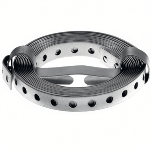 Tira Perforada Galvanizada Sendzimir GAH B20 X 1mm 10m de Longitud, Ganchos Metálicos - Product Image 3