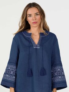 Blusa de mujer de talla grande Traje folclórico rumano Hecho EN LA India Bold Boho Lady Top - Product Image 2