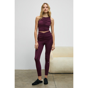 Urban Beat STRINVA Women's Stretch and Soft <b>Textured</b> Waist Gathered <b>Leggings</b> - Product Image 2