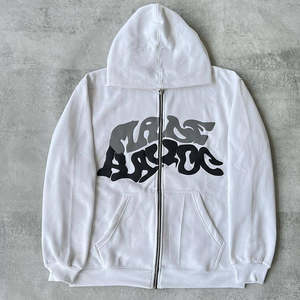 Ropa de calle para hombre personalizada sudadera de lana hip hop unisex térmica de gran tamaño sudaderas con capucha y sudaderas para hombre - Product Image 6