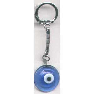 Porte-clés en verre 9X3 cm Evil Eyes - Product Image 1