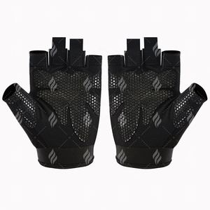 Guantes de Entrenamiento de Medio Dedo con Microfibra Transpirable, Palma Acolchada, Agarre Antideslizante y Soporte de Muñeca Ajustable - Product Image 5