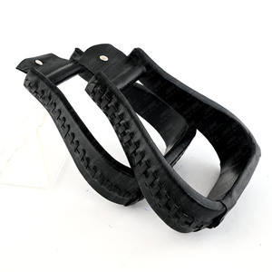 โกลนหนังขี่ม้าแบบตะวันตกสำหรับนักขี่ม้าที่สวมใส่สบายและใช้งานได้ยาวนาน - Product Image 3