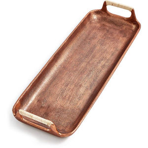 Round Shape High Grade Gold Plated Premium Quality Metal Made Elegant Look <b>Food</b> And Chocolates Serving Luxury <b>Tray</b> Kitchenware - Product Image 2