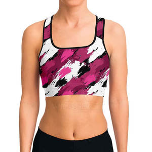 Sujetador Deportivo de Alta Calidad para Mujer, Tejido de Spandex/Nylon de Alta Sujeción, Último Diseño, Transpirable, de Secado Rápido, Servicio OEM - Product Image 5