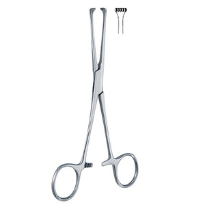 Chất lượng cao allis mô kẹp 6 "Thép không gỉ phẫu thuật kẹp dụng cụ bằng đá màu xám mô nha khoa nắm forceps - Product Image 3