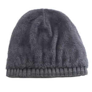 Winter Knitted <b>Beanie</b> Cap Warm Unisex 100% <b>Wool</b> Beach Street Style <b>Hat</b> - Product Image 2