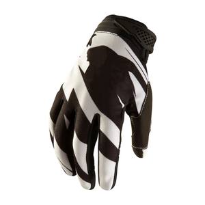 Gants de motocross de sport unisexe mélangés noirs et gris avec face avant pour les activités de plein air de moto de course Gym Ski - Product Image 2