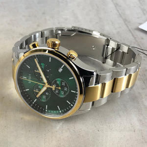 Sang trọng Unisex thể thao chronograph Đồng hồ thạch anh phong trào Sapphire kính 100m không thấm nước thép không gỉ thời trang con trỏ quay số - Product Image 5