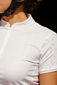 Capa base de talla grande ecuestre al por mayor para verano, secado rápido, manga corta, comodidad ligera para unisex - Product Image 3