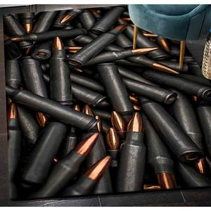 Alfombra Estampada Verde Militar: Duradera, Suave, Personalizable, Perfecta para Cuartos de Hombre, Alfombra de Terciopelo - Product Image 4