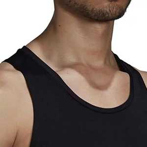 Camisetas sin mangas de algodón de alta calidad, Camiseta deportiva de corte cuadrado, camiseta sin mangas acanalada para hombres de gimnasio personalizada para hombres - Product Image 5