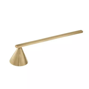 Diffuseur de bougie en aluminium fini laiton, aspect attrayant, design décoratif à la mode - Product Image 1