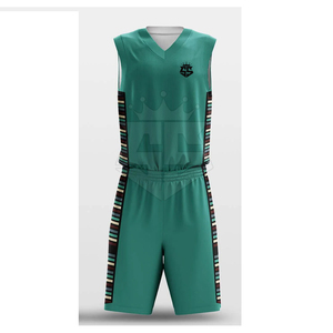 Dans le prix de gros uniforme de basket-ball Offre Spéciale concevez votre propre logo uniforme de basket-ball réversible - Product Image 5