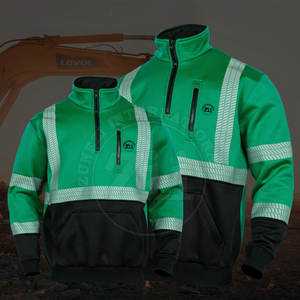 Sweat-shirts de sécurité haute visibilité réfléchissants, imperméables, ignifuges et respirants, nouveau design, fabriqués au Pakistan, vente en gros pour adultes - Product Image 5