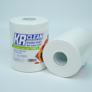 Servilletas Krclean Premium de 200 hojas, rollo de 15x15cm, servilletas de pulpa de madera Virgen sin pelusa de 2 capas para uso en restaurantes y fiestas - Product Image 2