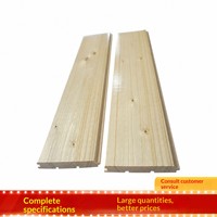 Plaque de protection murale en bois massif de pin blanc du Guangdong sans peinture, pour plafond et décoration intérieure de sauna