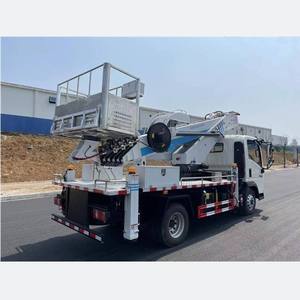 Plataforma de trabajo aérea telescópica personalizada de 24M 28M, camión con brazo telescópico, elevador de personal, vehículo de trabajo aéreo, listo para envío - Product Image 4