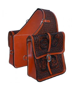 Sacs de selle de saut équestre en cuir véritable de haute qualité usinés à la main vêtements d'équitation occidentale pour chevaux - Product Image 2