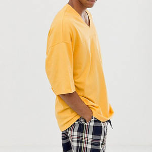 T-shirt surdimensionné pour homme de haute qualité 100% coton, personnalisé, uni, respirant, à séchage rapide, manches longues et longueur longue, Haus Industries - Product Image 2