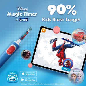 แปรงสีฟันไฟฟ้าสไปเดอร์แมนสำหรับเด็ก Oral-B Vitality Pro พร้อมเคสสำหรับเดินทาง - Product Image 5