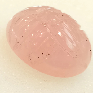 Natural melocotón Rosa morganita cabujón hecho a mano diseño Floral piedra preciosa Ovalada para la fabricación de joyas - Product Image 4