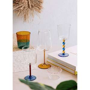 แก้วไวน์ Edera สีเหลืองขนาด500มล. สำหรับผู้ชื่นชอบไวน์แดง - Product Image 3