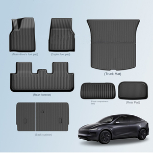 מבצע מחיר נמוך! שטיחי רצפה לרכב <span class=keywords><strong>TPE</strong></span> תלת מימדיים, עמידים למים ולכתמים, נגד החלקה, עבור טסלה דגם 3/Y - Product Image 1
