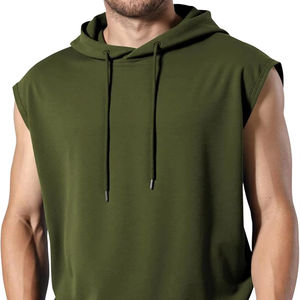 Sweat-shirt sans manches pour homme Street Core, tricot uni, écologique, séchage rapide, respirant, léger, hiver - Product Image 1