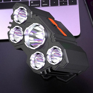 Ceza Rechargeable USB Tactical <b>LED</b> Miner's <b>Flashlight</b> - Assorted Colors - Product Image 6