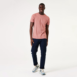 เสื้อยืดผ้าฝ้าย100% สำหรับผู้ชายเสื้อยืดสีล้วนแบบกำหนดเอง2025 - Product Image 1