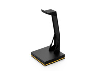 Support de casque d'écoute à lumière RVB OEM ODM avec port USB Type-C Hub pour casque d'écoute de jeu