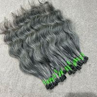 Nouvel arrivage : Cheveux indiens vierges Remy de haute qualité, double trame, lots bruts, ondulation naturelle douce, toutes couleurs, teintables