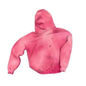 เสื้อฮู้ดแบบสวมหัวสำหรับผู้ชายผ้าฝ้าย100% ลายนูนออกแบบได้ตามต้องการสำหรับซักแบบสตรีทไซส์ใหญ่แบบวินเทจน้ำหนักเบา - Product Image 2