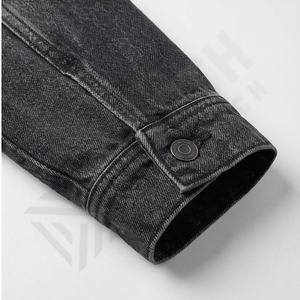 Chaqueta Vaquera de Invierno para Hombre, Diseño Personalizado, Estilo Urbano, Lavado Ácido, Vintage, Bordada, con Estampado, Impermeable, Ropa de Moda - Product Image 6