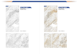 Carrelage de sol en porcelaine de qualité supérieure 600x1200mm fritté brillant luxe Villa salon carreaux de marbre en céramique pour sol - Product Image 6