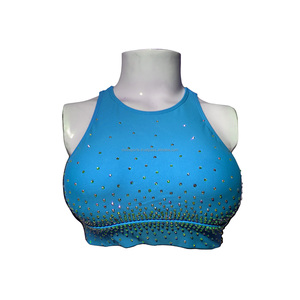 Femmes Yoga Tops Wholesale Sexy Back Open Short Sleeve Padded Sports Fitness Active Gym Tops Quick Dry Running Sports Tops - Product Image 1