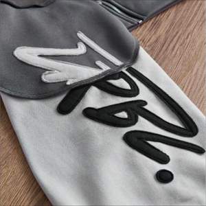 Ensemble de survêtement unisexe sur mesure, taille plus, antibactérien, uni, design 2 en 1, 100% coton, écologique, respirant, sweat-shirt - Product Image 6