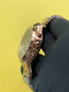 Best Seller 41mm Black Dial Rose Tone Stainless Steel Mechanical Automatic Analog <b>Wrist</b> <b>Watch</b> For <b>Men</b> Fashion At Wholesale Price - Product Image 3