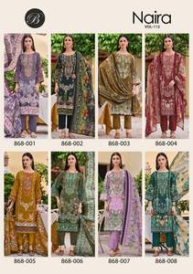 Wholesale Cotton Printed Dress Material Full <b>Catalog</b> Available for Casual Wear and Party Collection at Wholesale Rate - Product Image 6
