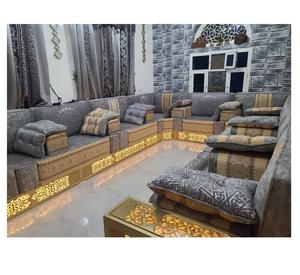 Sofá estilo Majlis árabe, diseño clásico, elegante conjunto para sala de estar, asientos de esquina de lujo, diseño que ahorra espacio - Product Image 1