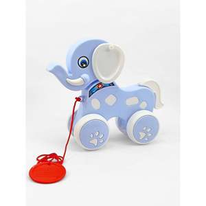 My <b>Little</b> Tusker Imaginative Play Pull-Along Baby Walker Vibrant Colors & Musical Features Plastic Set - Product Image 1