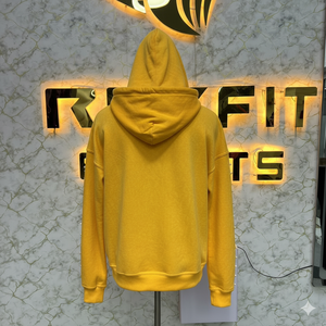 เสื้อมีฮู้ดสำหรับผู้ชายเสื้อฮู้ดซิปสีน้ำตาลพิมพ์ลายคุณภาพระดับพรีเมี่ยม - Product Image 4