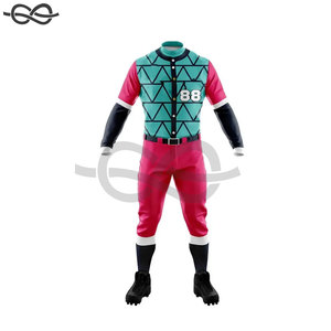 Breathable Unisex Baseball Jersey Uniform Design Heat-Transfer Printed Button <b>Down</b> Softball Uniform Customized Logo Plus Size - Product Image 5