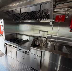 Camión de Comida Personalizado de Aluminio, Camioneta de Catering Móvil, Quiosco de Bebidas y Aperitivos, Puesto de Comida al Aire Libre de 4 Ruedas - Product Image 2