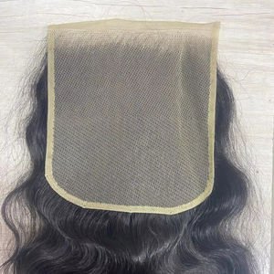 ผมต่อแบบเวฟเรมี่แท้ 24 นิ้ว ผมอินเดียแท้จากทางตอนใต้ของอินเดีย สวยงาม พร้อมเชือกผูกผมแบบ 7/7  วิกผมสั้นแบบผูกเชือกสวิส - Product Image 1