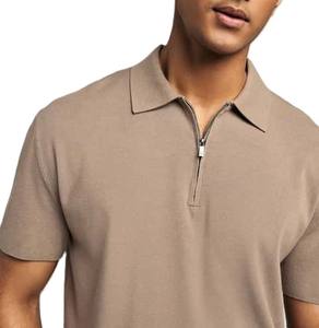 เสื้อโปโลผู้ชายแบบแห้งเร็วเสื้อกอล์ฟแขนสั้นลำลองระบายอากาศได้ดีติดโลโก้ได้ตามต้องการ - Product Image 5